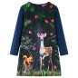 Kinderkleid mit Langen Ärmeln Marineblau 140 Kinderkleid mit Langen Ärmeln Marineblau 140