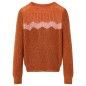 Kinderpullover Gestrickt Cognac 128 Kinderpullover Gestrickt Cognac 128