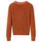 Kinderpullover Gestrickt Cognac 128 Kinderpullover Gestrickt Cognac 128