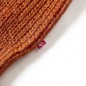 Kinderpullover Gestrickt Cognac 128 Kinderpullover Gestrickt Cognac 128