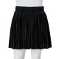 Kinder-Faltenrock mit Lurex Schwarz 116 Kinder-Faltenrock mit Lurex Schwarz 116