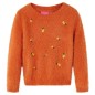 Kinderpullover Gestrickt Dunkelorange 116 Kinderpullover Gestrickt Dunkelorange 116