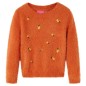 Kinderpullover Gestrickt Dunkelorange 140 Kinderpullover Gestrickt Dunkelorange 140