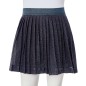 Kinderrock mit Glitzer Marineblau 116 Kinderrock mit Glitzer Marineblau 116