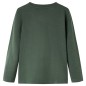 Kinder-Langarmshirt Dunkelgrün 104