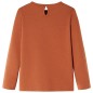 Kinder-Langarmshirt Cognac 140 Kinder-Langarmshirt Cognac 140