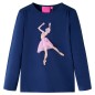 Kinder-Langarmshirt Marineblau 116 Kinder-Langarmshirt Marineblau 116