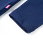 Kinder-Langarmshirt Marineblau 128 Kinder-Langarmshirt Marineblau 128