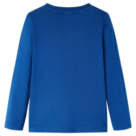 Kinder-Langarmshirt Dunkelblau 104
