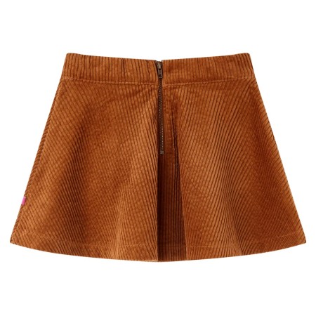 Kinderrock mit Taschen Cord Cognac 92