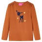 Kinder-Langarmshirt Cognac 140 Kinder-Langarmshirt Cognac 140