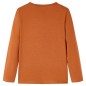 Kinder-Langarmshirt Cognac 140 Kinder-Langarmshirt Cognac 140