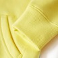 Kinder-Kapuzenpullover mit Reißverschluss Hellgelb 92 Kinder-Kapuzenpullover mit Reißverschluss Hellgelb 92