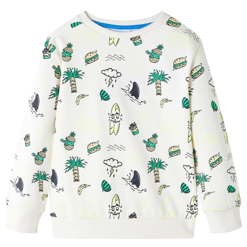 Kinder-Sweatshirt Helles Ecru 104 Kinder-Sweatshirt Helles Ecru 104