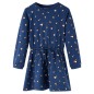Kinderkleid mit Langen Ärmeln Marineblau 104 Kinderkleid mit Langen Ärmeln Marineblau 104