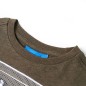 Kinder-Langarmshirt Khaki Melange 140 Kinder-Langarmshirt Khaki Melange 140