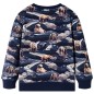Kinder-Sweatshirt Marineblau 128 Kinder-Sweatshirt Marineblau 128