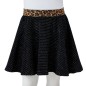 Kinderrock mit Bund in Leopardenmuster Schwarz 116 Kinderrock mit Bund in Leopardenmuster Schwarz 116