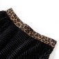 Kinderrock mit Bund in Leopardenmuster Schwarz 140 Kinderrock mit Bund in Leopardenmuster Schwarz 140