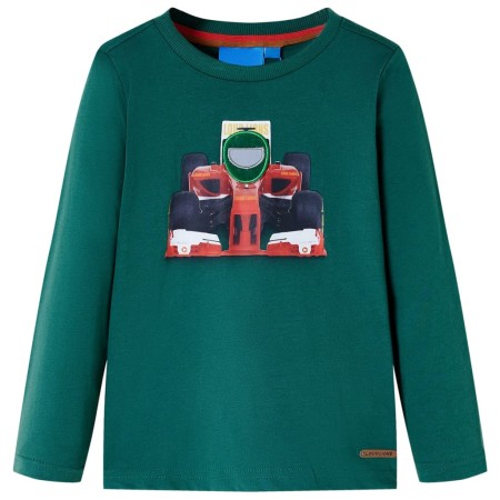 Kinder-Langarmshirt Grün 116