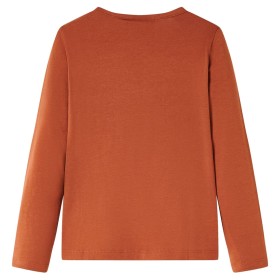 Kinder-Langarmshirt Cognac 92
