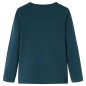 Kinder-Langarmshirt Dunkelgrün 128 Kinder-Langarmshirt Dunkelgrün 128
