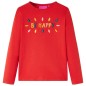 Kinder-Langarmshirt Rot 104 Kinder-Langarmshirt Rot 104
