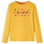 Kinder-Langarmshirt Dunkles Ocker 128 Kinder-Langarmshirt Dunkles Ocker 128