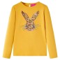 Kinder-Langarmshirt Ocker 140