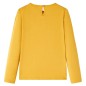 Kinder-Langarmshirt Ocker 140