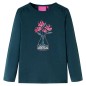 Kinder-Langarmshirt Dunkelgrün 104 Kinder-Langarmshirt Dunkelgrün 104