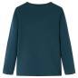 Kinder-Langarmshirt Dunkelgrün 104 Kinder-Langarmshirt Dunkelgrün 104