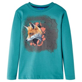 Kinder-Langarmshirt Dunkelblau 128