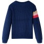 Kinderpullover Gestrickt Marineblau 140 Kinderpullover Gestrickt Marineblau 140
