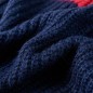 Kinderpullover Gestrickt Marineblau 140 Kinderpullover Gestrickt Marineblau 140