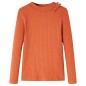 Kinder-Langarmshirt Dunkelorange 140 Kinder-Langarmshirt Dunkelorange 140