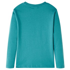 Kinder-Langarmshirt Dunkelblau 104