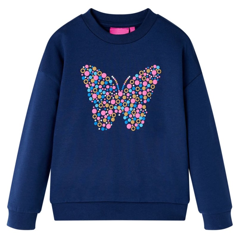 Kinder-Sweatshirt Marineblau 104 Kinder-Sweatshirt Marineblau 104