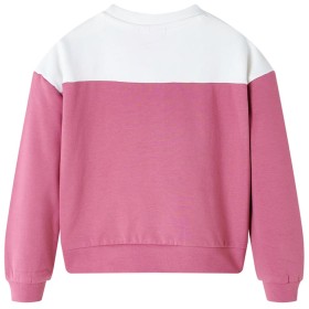 Kinder-Sweatshirt Himbeerrosa 128