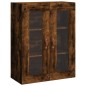 Highboard Räuchereiche 69,5x34x180 cm Holzwerkstoff Highboard Räuchereiche 69,5x34x180 cm Holzwerkstoff