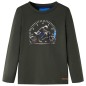 Kinder-Langarmshirt Khaki 92 Kinder-Langarmshirt Khaki 92