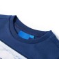 Kinder-Langarmshirt Jeansblau 128 Kinder-Langarmshirt Jeansblau 128