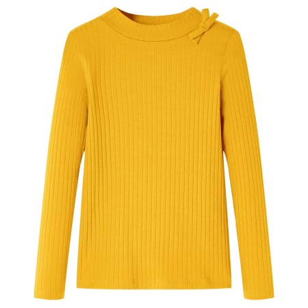 Kinder-Langarmshirt Ocker 140