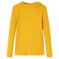 Kinder-Langarmshirt Ocker 140 Kinder-Langarmshirt Ocker 140