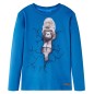 Kinder-Langarmshirt Petrolblau 104 Kinder-Langarmshirt Petrolblau 104