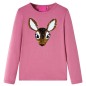 Kinder-Langarmshirt Himbeerrosa 104 Kinder-Langarmshirt Himbeerrosa 104