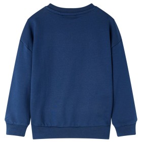 Kinder-Sweatshirt Marineblau 128