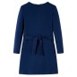 Kinderkleid mit Langen Ärmeln Marineblau 140 Kinderkleid mit Langen Ärmeln Marineblau 140
