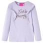 Kinder-Langarmshirt Helllila 140 Kinder-Langarmshirt Helllila 140