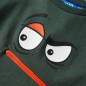 Kinder-Sweatshirt Dunkelgrün 92 Kinder-Sweatshirt Dunkelgrün 92